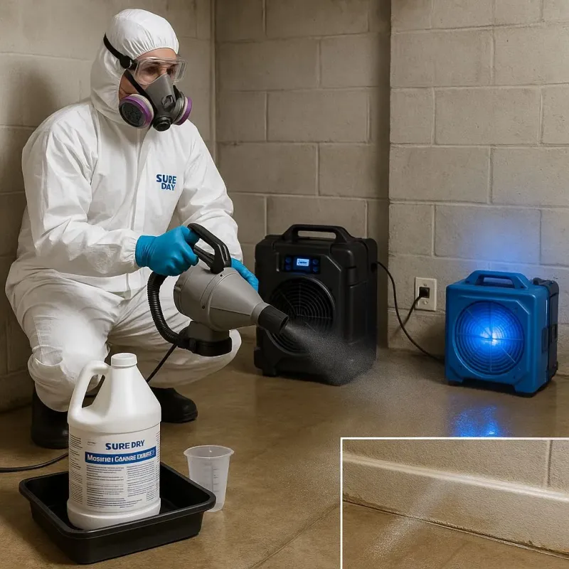 Sanitization and Odor Removal process in Farmington Hills, MI